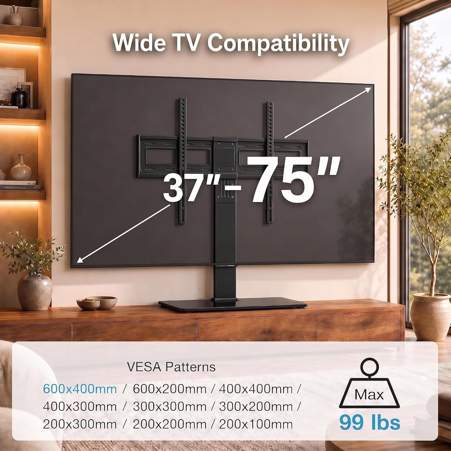 Universal TV Legs 37-78", 99lbs