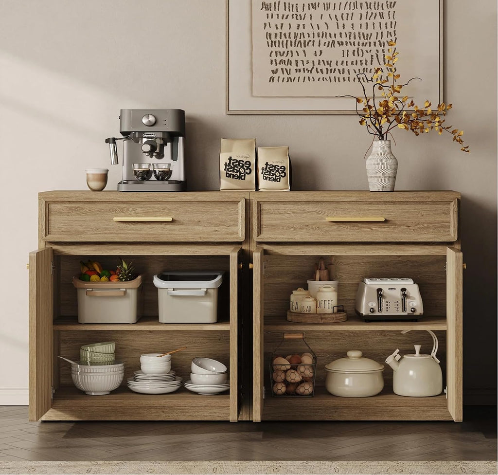 90" Wooden Sideboard Cabinet