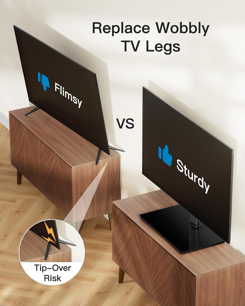 Universal TV Legs 32-70", 99lbs