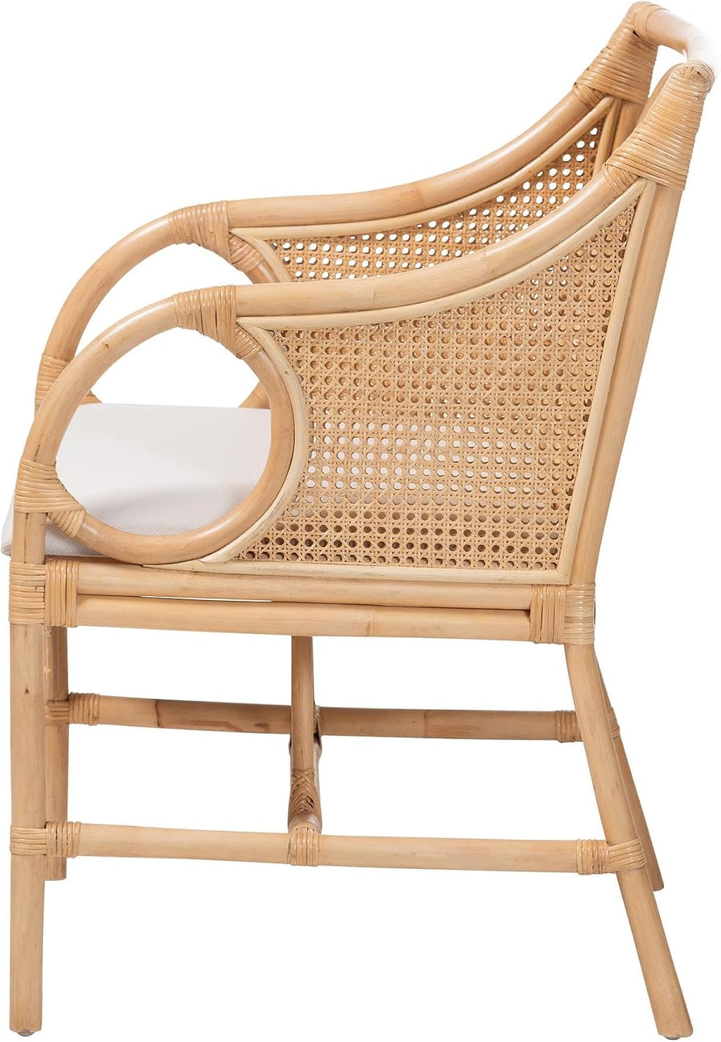 Rattan Armchair with Cushion