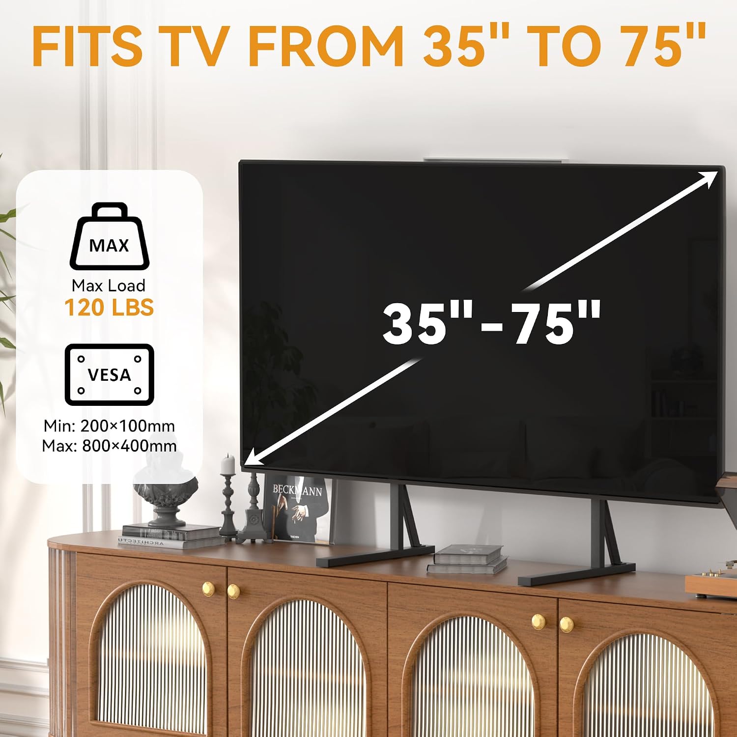 Universal TV Legs 35-75", Tabletop Mount