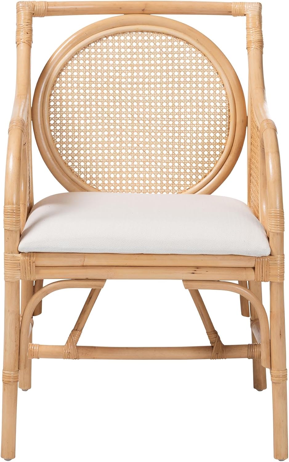 Rattan Armchair with Cushion