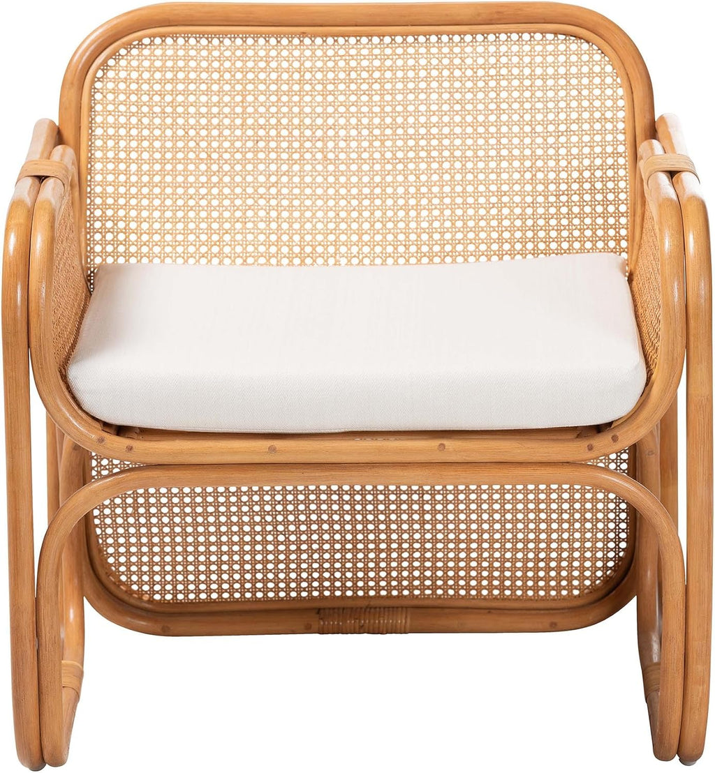 Rattan Armchair with Cushion