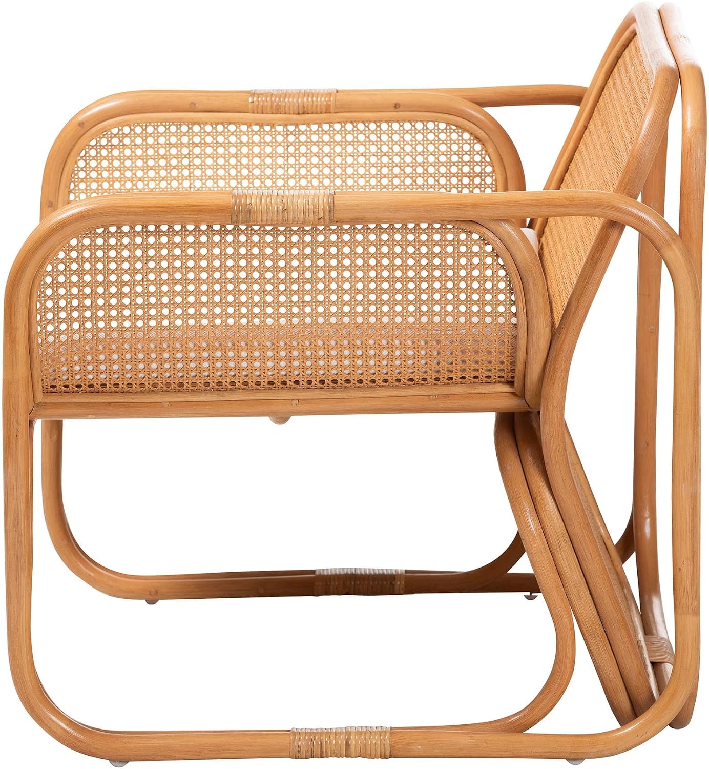 Rattan Armchair with Cushion