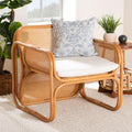 Rattan Armchair with Cushion