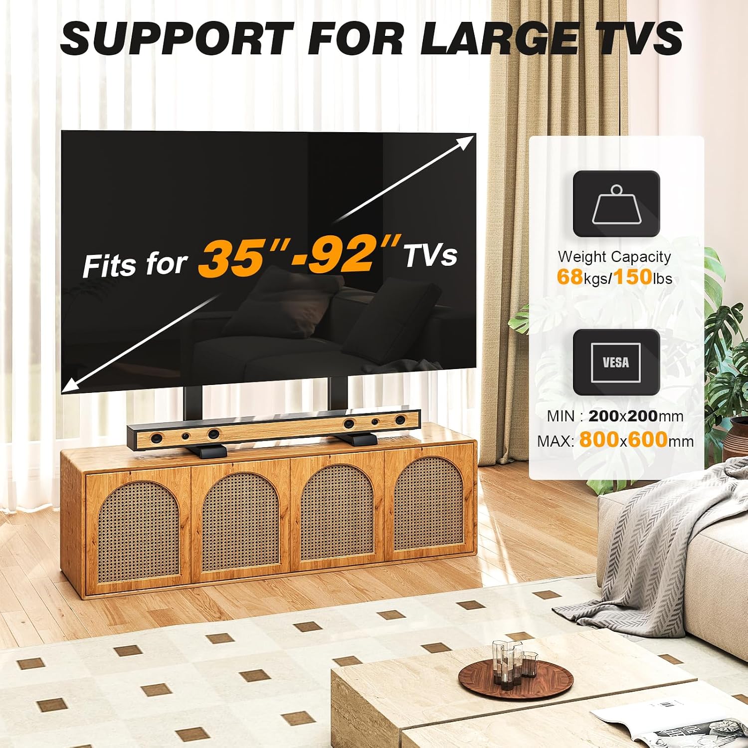 Universal TV Legs 35-92"