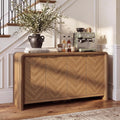 55" Walnut Sideboard Cabinet